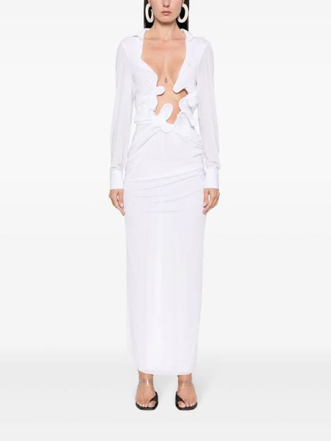 Christopher Esber Venus plunging maxi dress - White - zdjęcie produktu nr 2