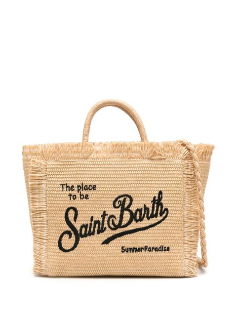 MC2 Saint Barth Colette fringed beach bag - Neutrals - zdjęcie produktu nr 1
