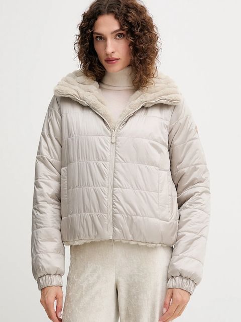 Save The Duck kurtka dwustronna ELINA kolor beżowy zimowa D31352W.VERY21 - zdjęcie produktu nr 2