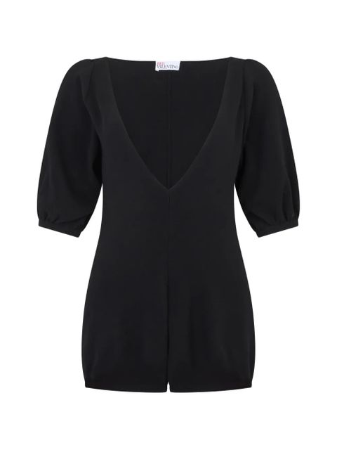 Valentino Garavani puff sleeve jumpsuit - Black - zdjęcie produktu nr 1