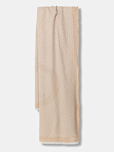 Liu Jo szal damska kolor pomarańczowy wzorzysta 2A6001 T0300 - zdjęcie produktu nr 1