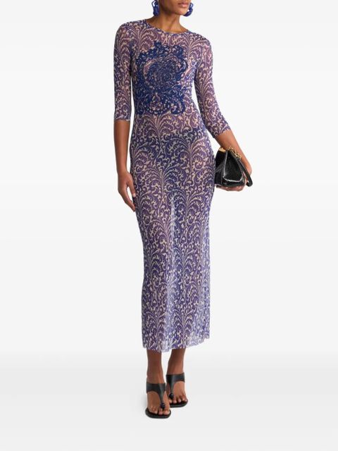 ETRO tulle dress - Blue