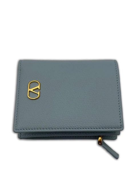 Valentino Garavani logo-detail wallet - Blue