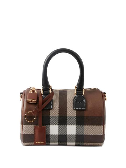 Burberry mini Check tote bag - Brown - zdjęcie produktu nr 1