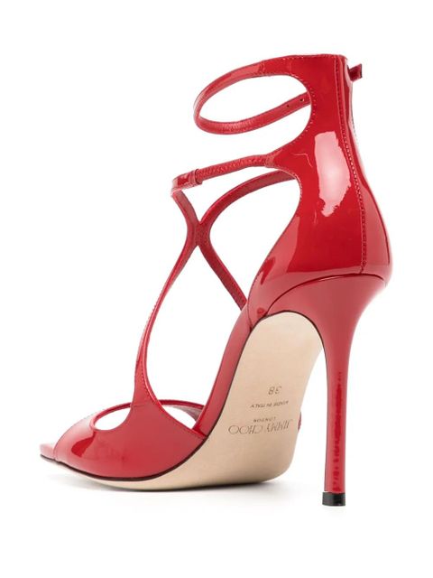 Jimmy Choo 95mm Azia sandals - Red