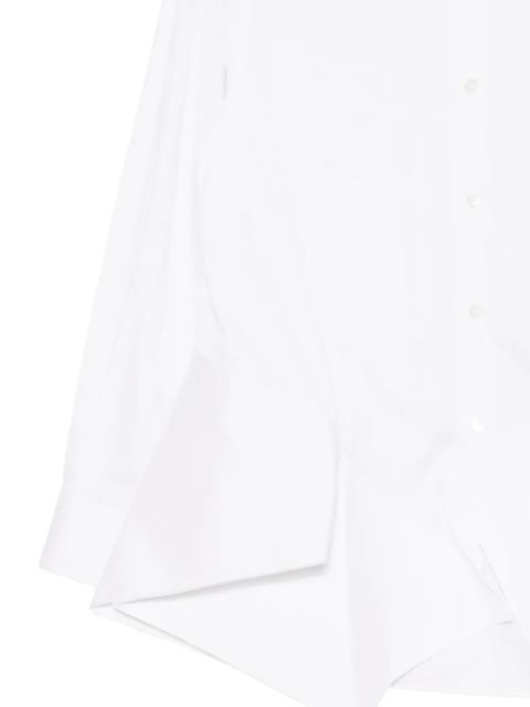 Comme Des Garçons asymmetric long-sleeves shirt - White