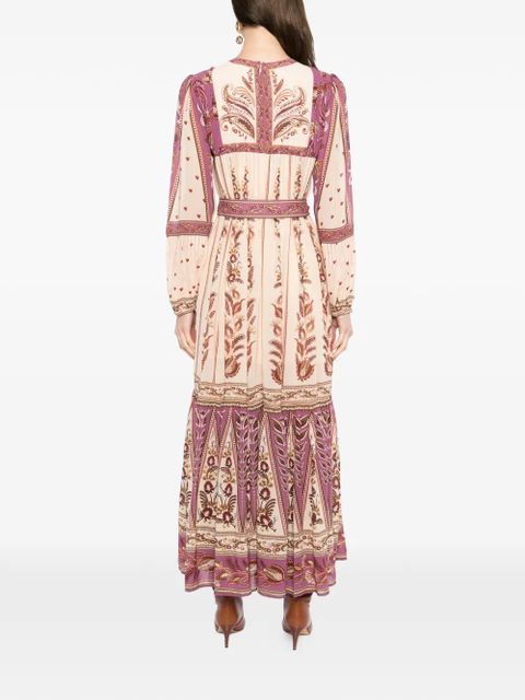 FARM Rio floral-print maxi dress - Neutrals