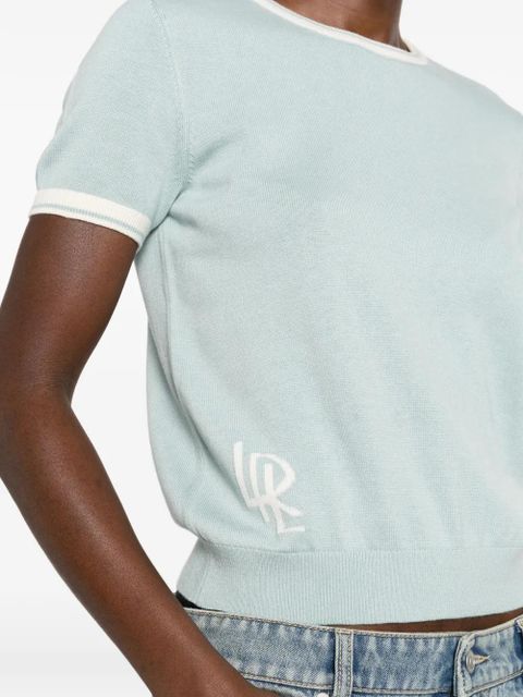 Lauren Ralph Lauren logo-motif short-sleeve T-shirt - Blue