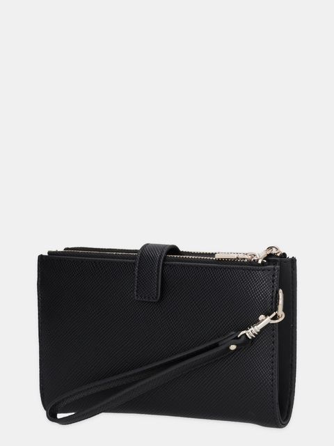 Guess portfel LAUREL damski kolor czarny SWZG74 59157