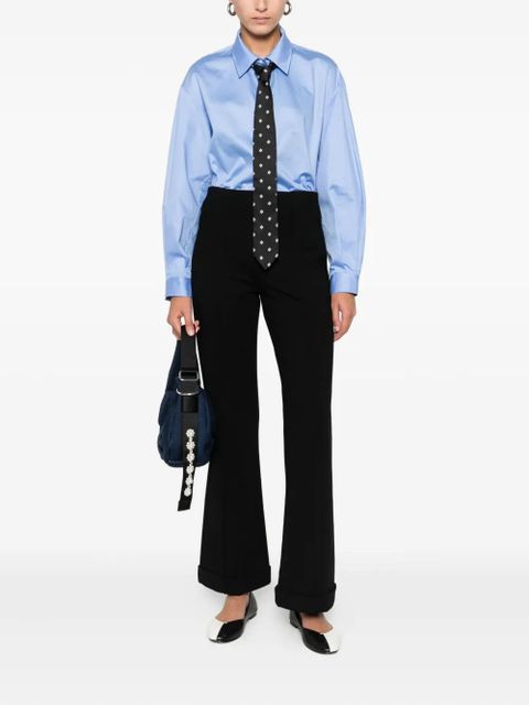 SANDRO asymmetric shirt - Blue