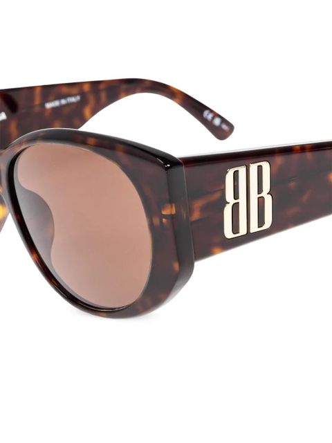 Balenciaga Eyewear round-frame sunglasses - Brown - zdjęcie produktu nr 2