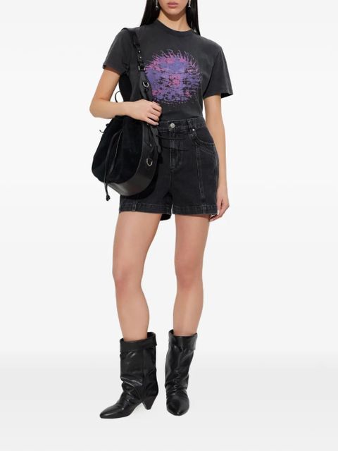 MARANT ÉTOILE Joely panelled shorts - Black - zdjęcie produktu nr 2