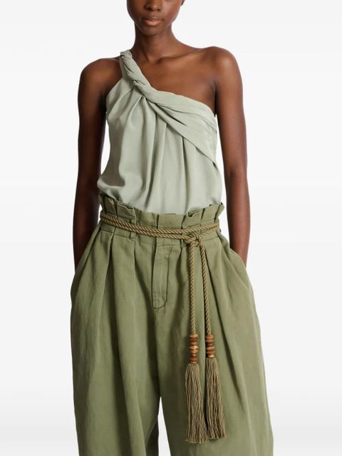 Balmain rope tie Belt - Green