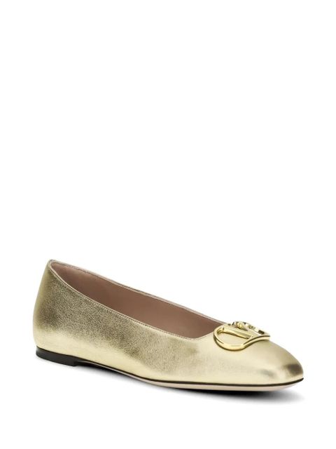 Valentino Garavani Vlogo-signature ballet flats - Gold