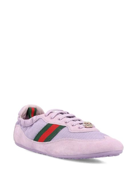 Gucci Shift Web-stripe sneakers - Purple - zdjęcie produktu nr 2