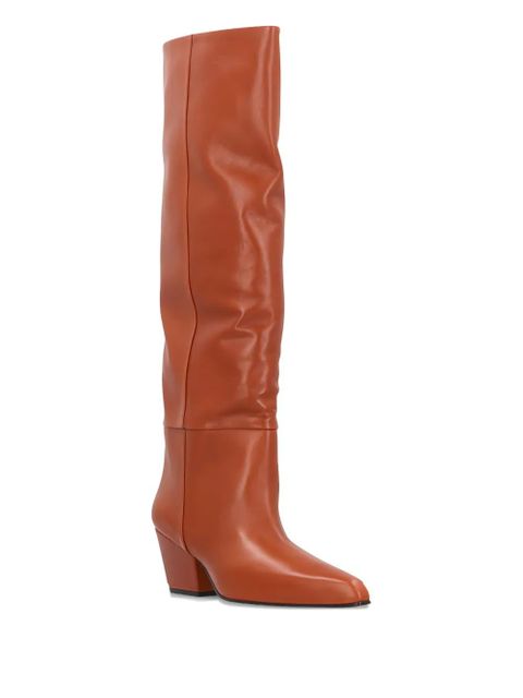 Paris Texas 60mm Jane leather knee-high boots - Brown - zdjęcie produktu nr 2