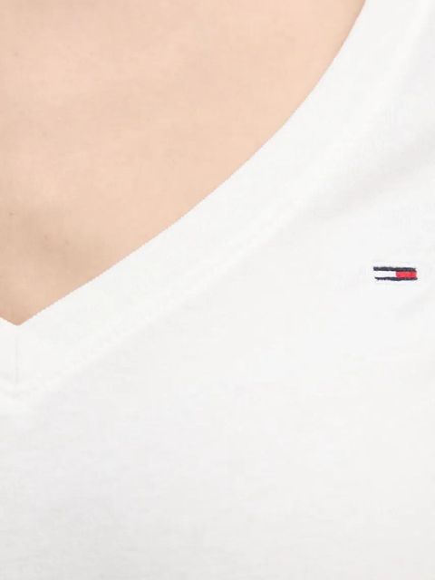 Tommy Jeans t-shirt bawełniany 2-pack damski kolor czarny DW0DW21367