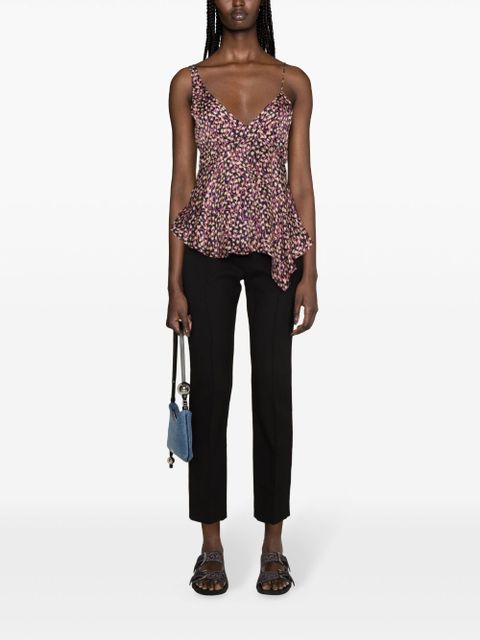 ISABEL MARANT Nolena cigarette trousers - Black