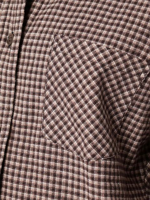 OUR LEGACY geometric-print shirt - Brown