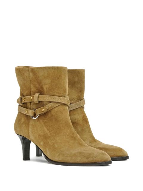 ISABEL MARANT 55mm Meyli buckle-detail ankle boots - Brown - zdjęcie produktu nr 2