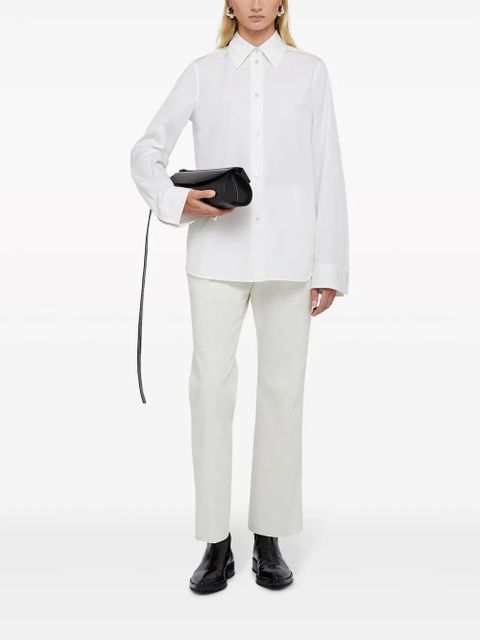 Jil Sander long-sleeve cotton shirt - White - zdjęcie produktu nr 2