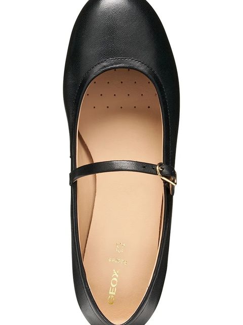 Geox baleriny skórzane D PALMARIA kolor czarny D56MUA 000TU C9999