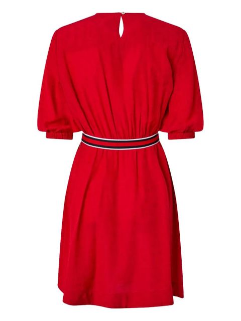 PINKO puff-sleeve belted mini dress - Red - zdjęcie produktu nr 2