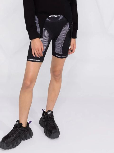 MISBHV printed cycling shorts - Black