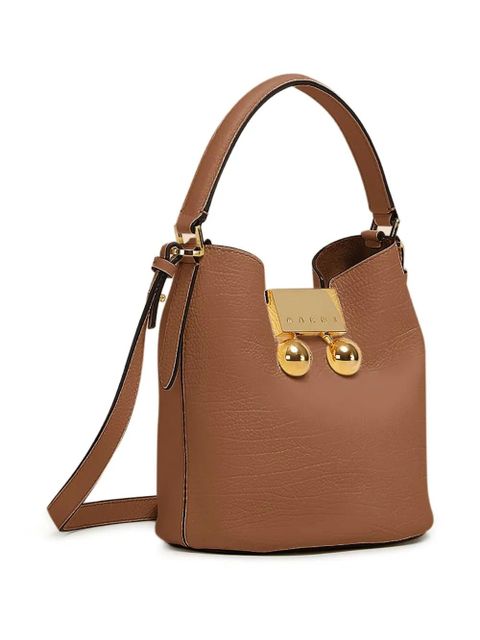Marni Trunkaroo bucket bag - Brown - zdjęcie produktu nr 2