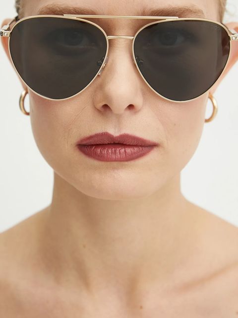 Jimmy Choo okulary przeciwsłoneczne damskie kolor czarny 0JC4002B - zdjęcie produktu nr 1