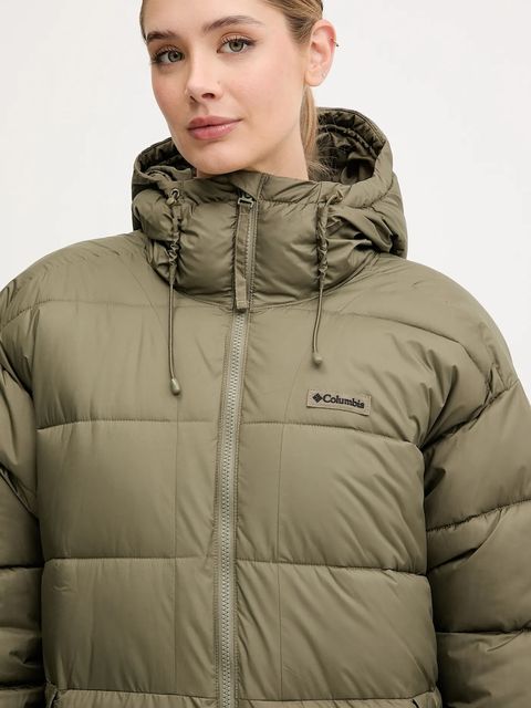 Columbia kurtka sportowa Pike Lake kolor zielony zimowa 2133543