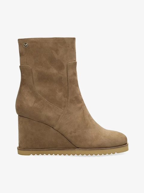 Mexx botki SAFIA RAFT damskie kolor brązowy na koturnie MI001704453W - zdjęcie produktu nr 1