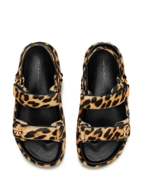 Tory Burch Kira leopard sandals - Neutrals