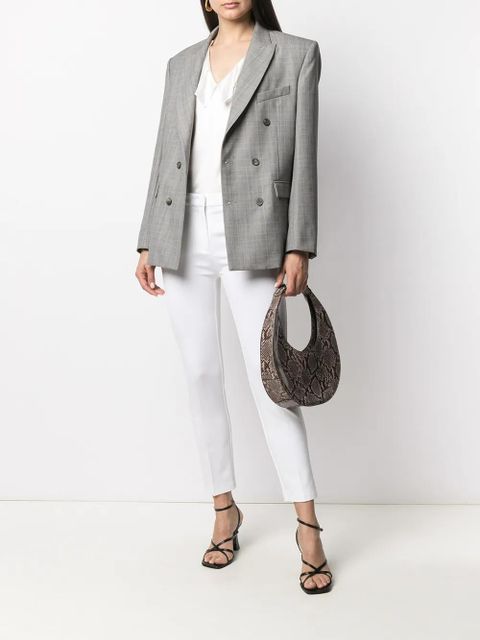 PINKO Bello slim-fit trousers - White