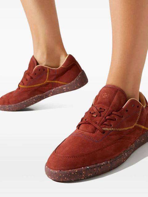 Gabriela Hearst Ohio contrast-stitching sneakers - Brown