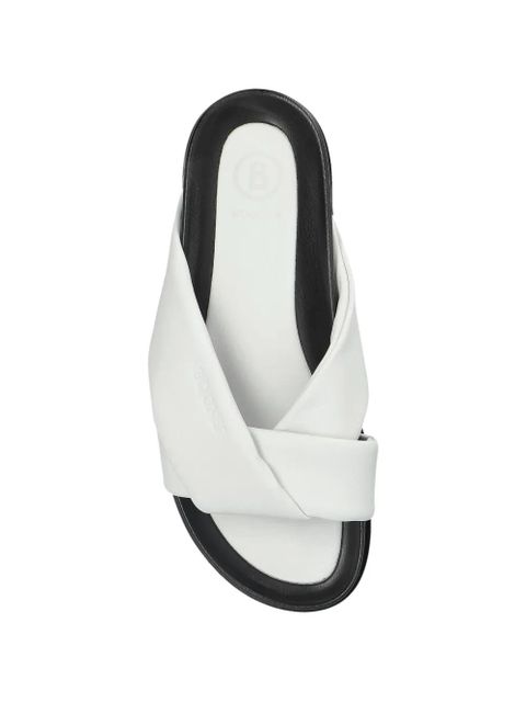 BOGNER twisted leather sneakers - White