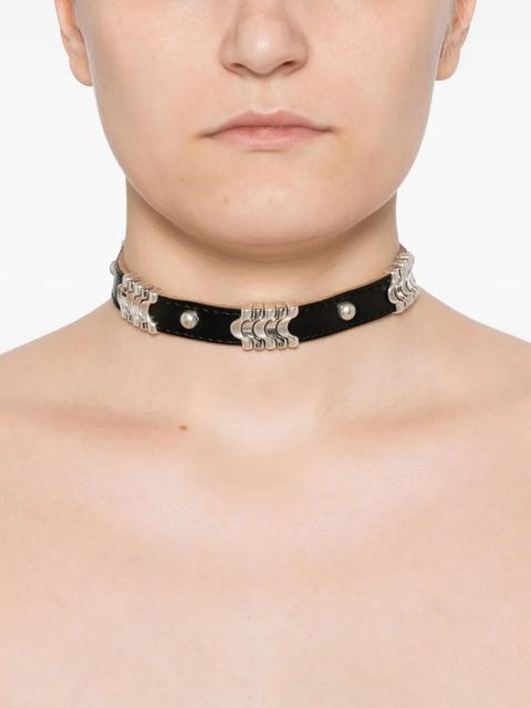 OUR LEGACY Cowboy wrap around necklace - Black - zdjęcie produktu nr 2