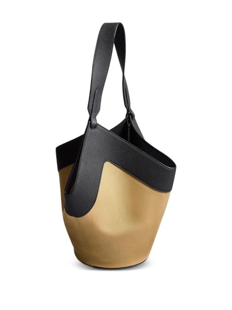 KHAITE small Lotus leather tote - Neutrals - zdjęcie produktu nr 2