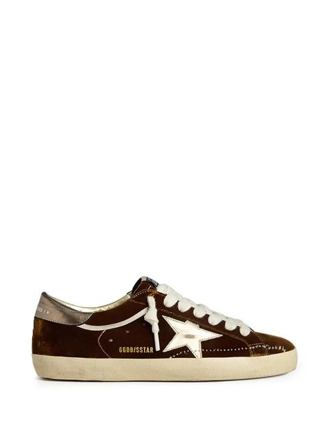 Golden Goose Super Star velvet sneakers - Brown - zdjęcie produktu nr 1