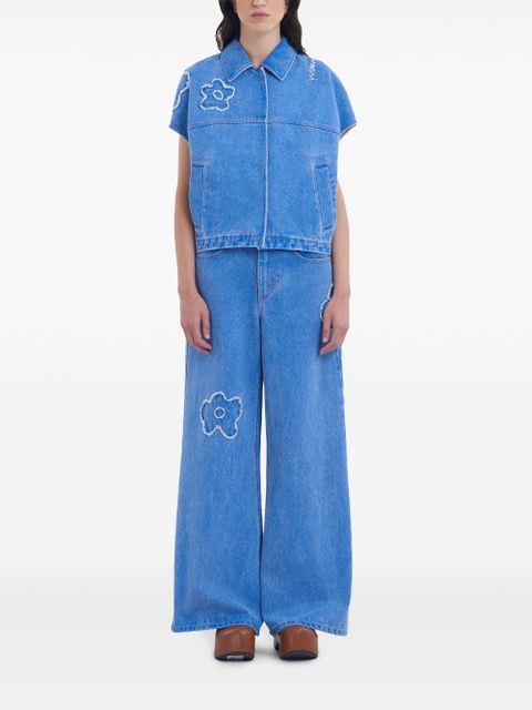 Marni wide-leg jeans - Blue - zdjęcie produktu nr 2