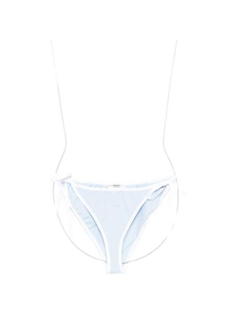 Miu Miu tie-side briefs - Blue - zdjęcie produktu nr 1