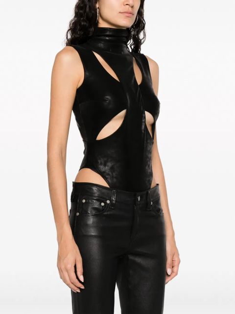 MISBHV Butterfly cut-out sleeveless body - Black - zdjęcie produktu nr 2