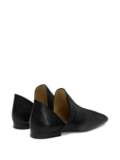 LEMAIRE d'Orsay square-toe loafers - Black