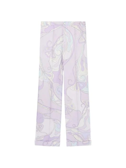 PUCCI Orchidee-print pajama pants - Purple - zdjęcie produktu nr 1