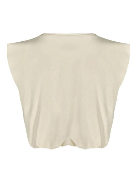 Johanna Ortiz Muraya cropped T-shirt - Neutrals - zdjęcie produktu nr 2