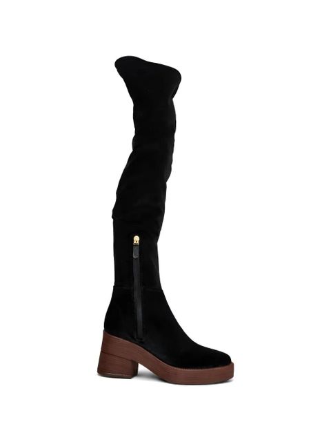 Tod's block-heel boots - Black - zdjęcie produktu nr 1