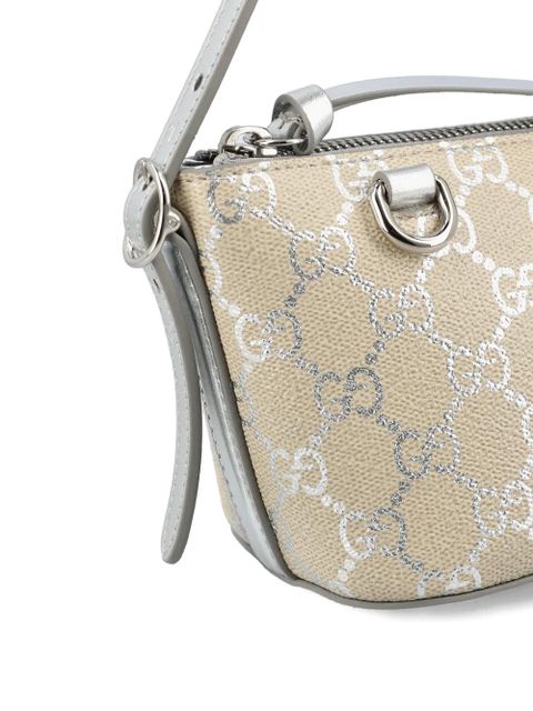 Gucci small GG Emblem shoulder bag - Silver