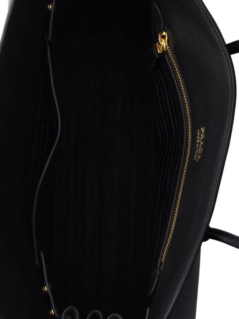 Prada large leather tote bag - Black - zdjęcie produktu nr 2