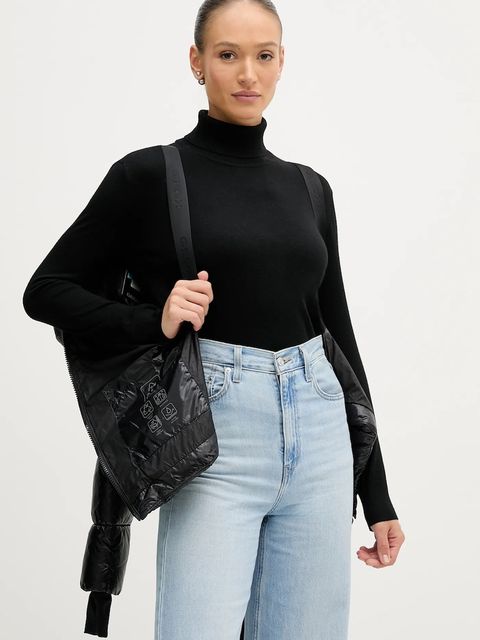 Geox kurtka SERILDA kolor czarny zimowa W5628F T3121 - zdjęcie produktu nr 2