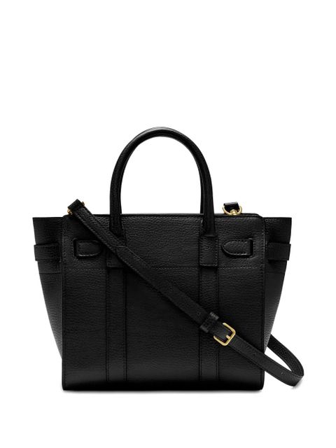 Mulberry mini Bayswater grain leather shoulder bag - Black - zdjęcie produktu nr 2